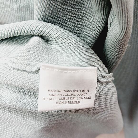 Sweater Cardigan Button XL Seafoam Minimalist Quiet Luxury Soft Girl Capsule - Picture 8 of 8